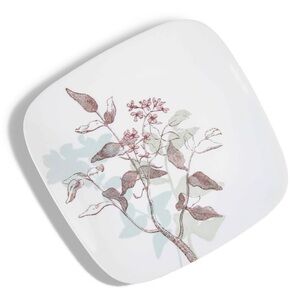 Corning Corelle VITRELLE Twilight Grove square 9" salad  dessert plate